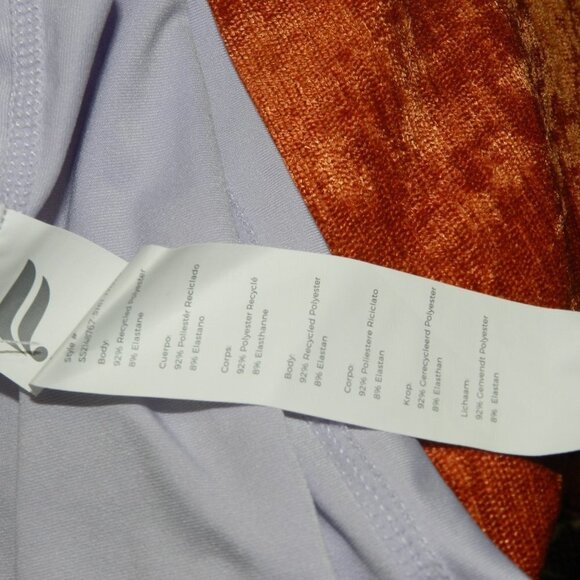 Fabletics Womens Light Purple New With Tag Short Sleeve Athletic Shirt Size XXL - Picture 8 of 8